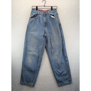 VTG Bugle Boy Mom Jeans Women's Size 18 Light Wash 80s 90s Made In USA